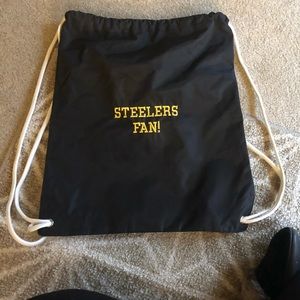 Steeler draw string back pack